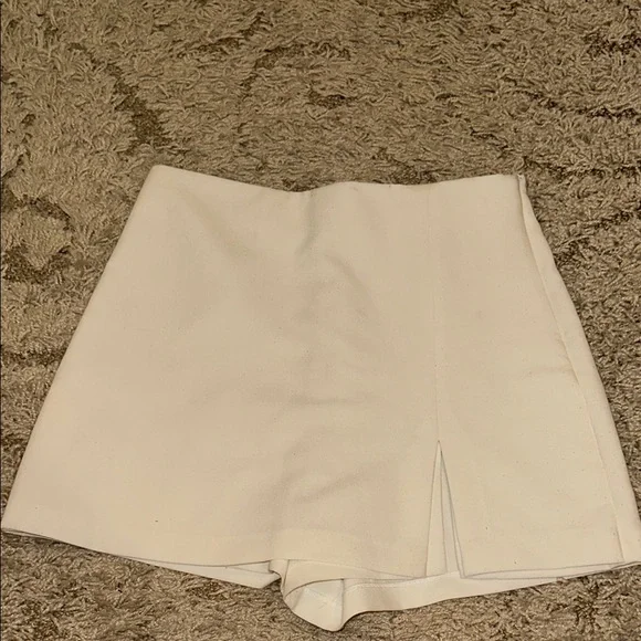 Zara high rise White Women's Skort - Picture 1 of 3